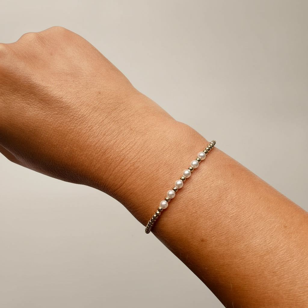 Armband goud parels - Sieradenkaart