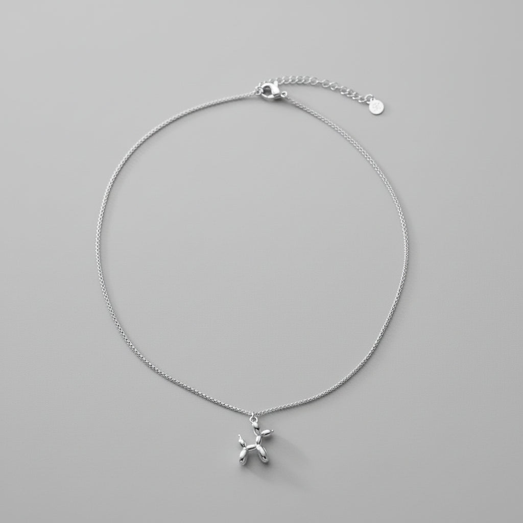 Ketting zilver hond - Sieradenkaart