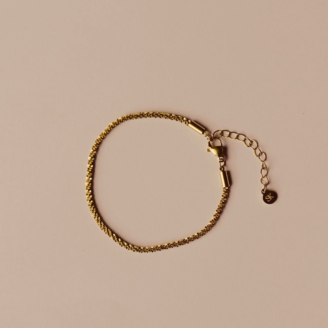 Luxe kaart Succes jij kan dit met armband goud - Sieradenkaart