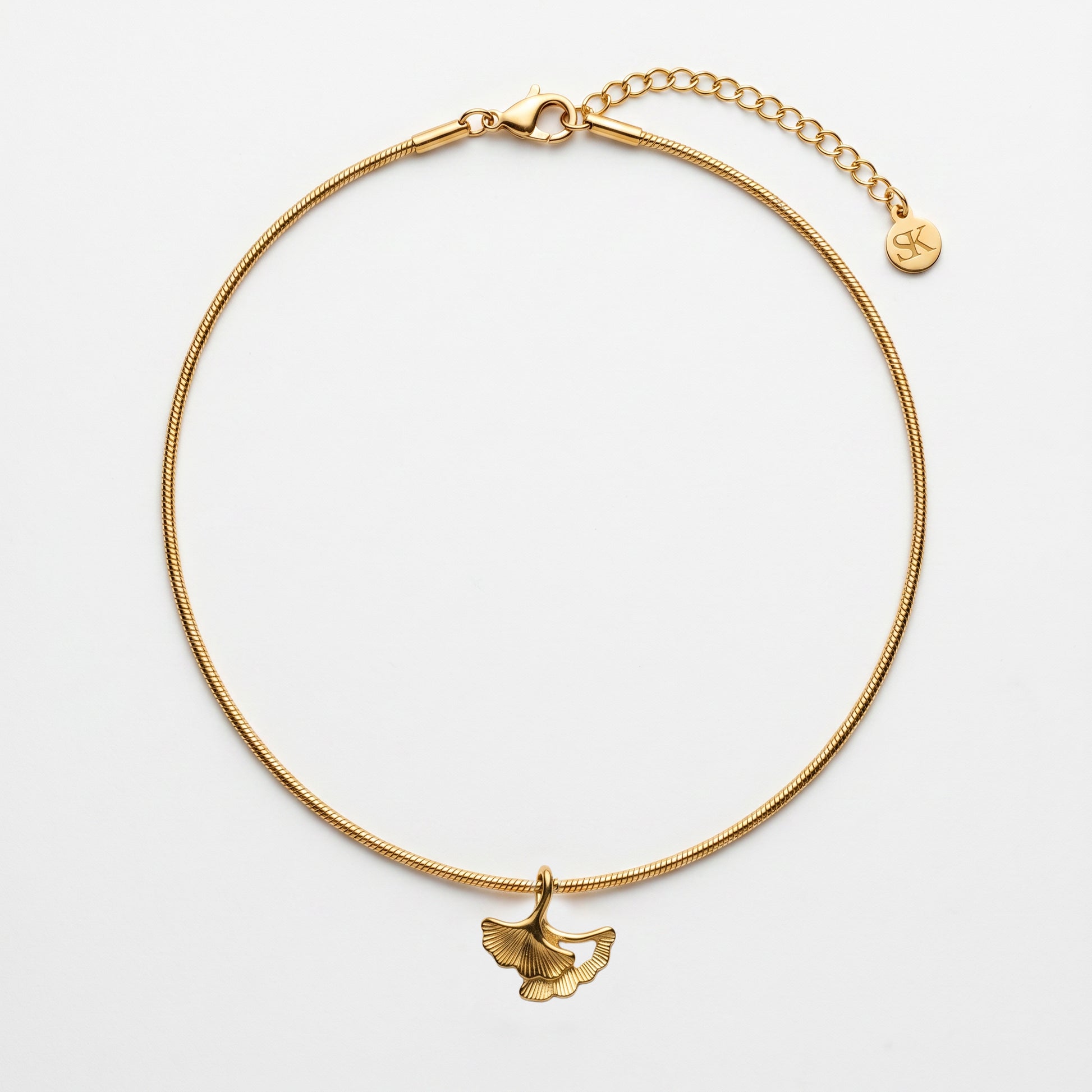 Ketting_goud_ginkgo