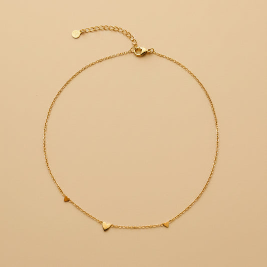 Ketting goud hartjes