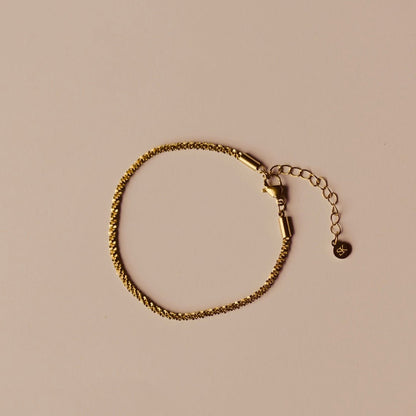 Luxe kaart Beterschap met armband goud - Sieradenkaart